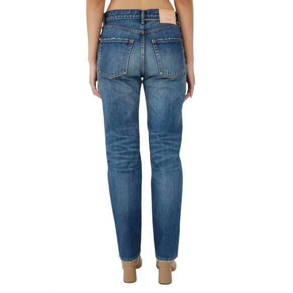 NEW MOUSSY walnut straight jeans in dark blue - Picture 3 of 4